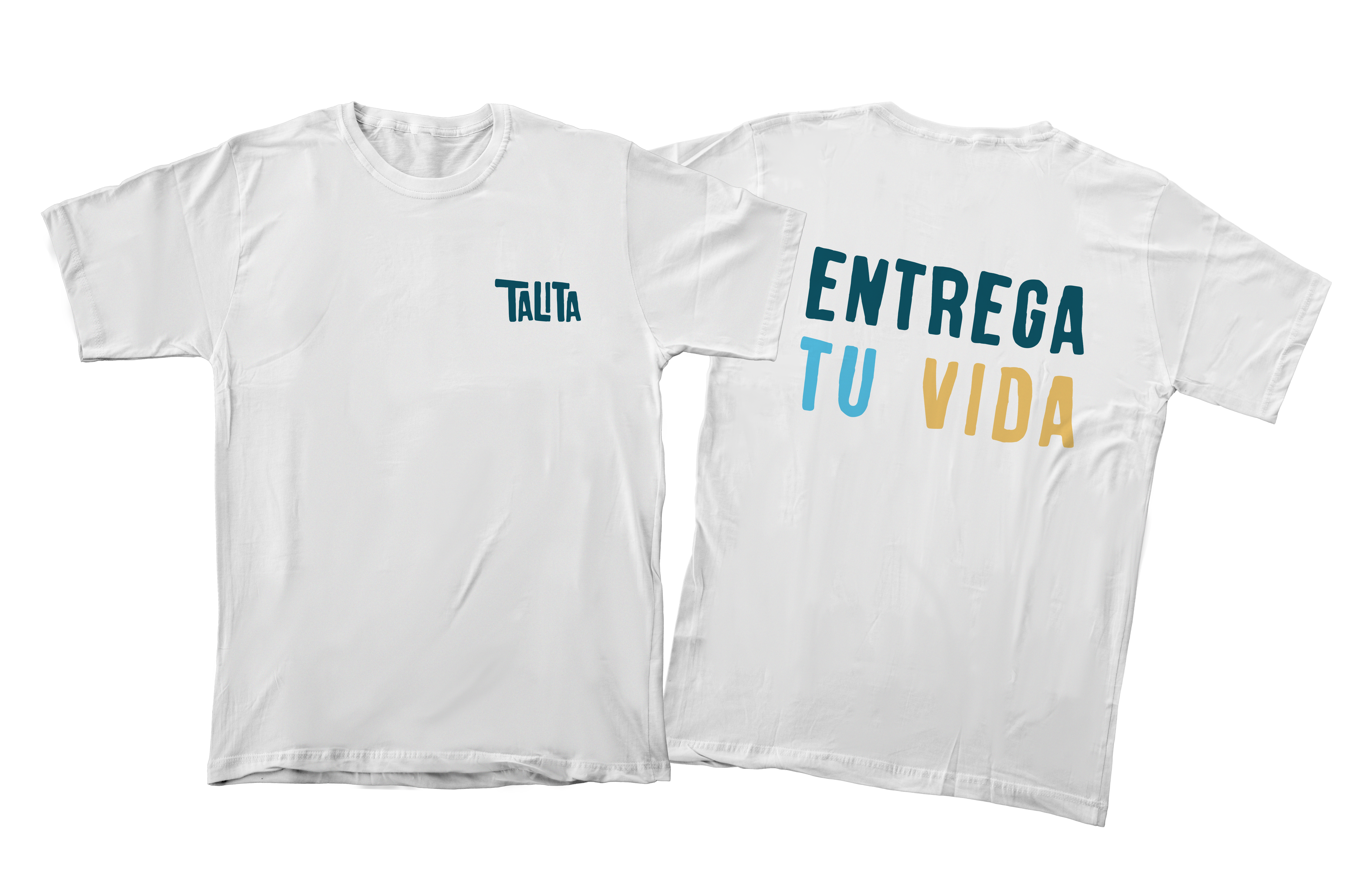 Camiseta "Entrega tu vida" espalda